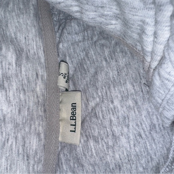 L.L. Bean Light Gray Quilted Zip-Up Sweater - Picture 5 of 5